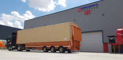 GT LOWBED SEMI TRAILERS which is knows also low loader and can carry heavy loads , excavators , construction machines, transformer, generator , cranes , caravans , army tanks and different kind of big machines. Lowbed Semi Trailers can be produced between 2 axles to 8 axles and loading capacity starting from 20 Tons to 180 Tons , rear or front loading Lowbed Trailers and platform as customer demand with different kind of specification according to demand. Self steering axles, hydraulic auto remote control axles, pool type chassis, Low bed Trailers hydraulic ramp, platform type chassis can be used in different kind of Low bed trailer