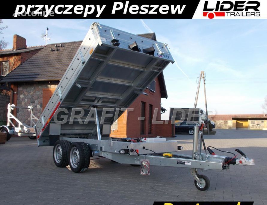 新しいLider trailers LT-026 przyczepa 305x153x30cm, wywrotka, kipper j ダンプトレーラ