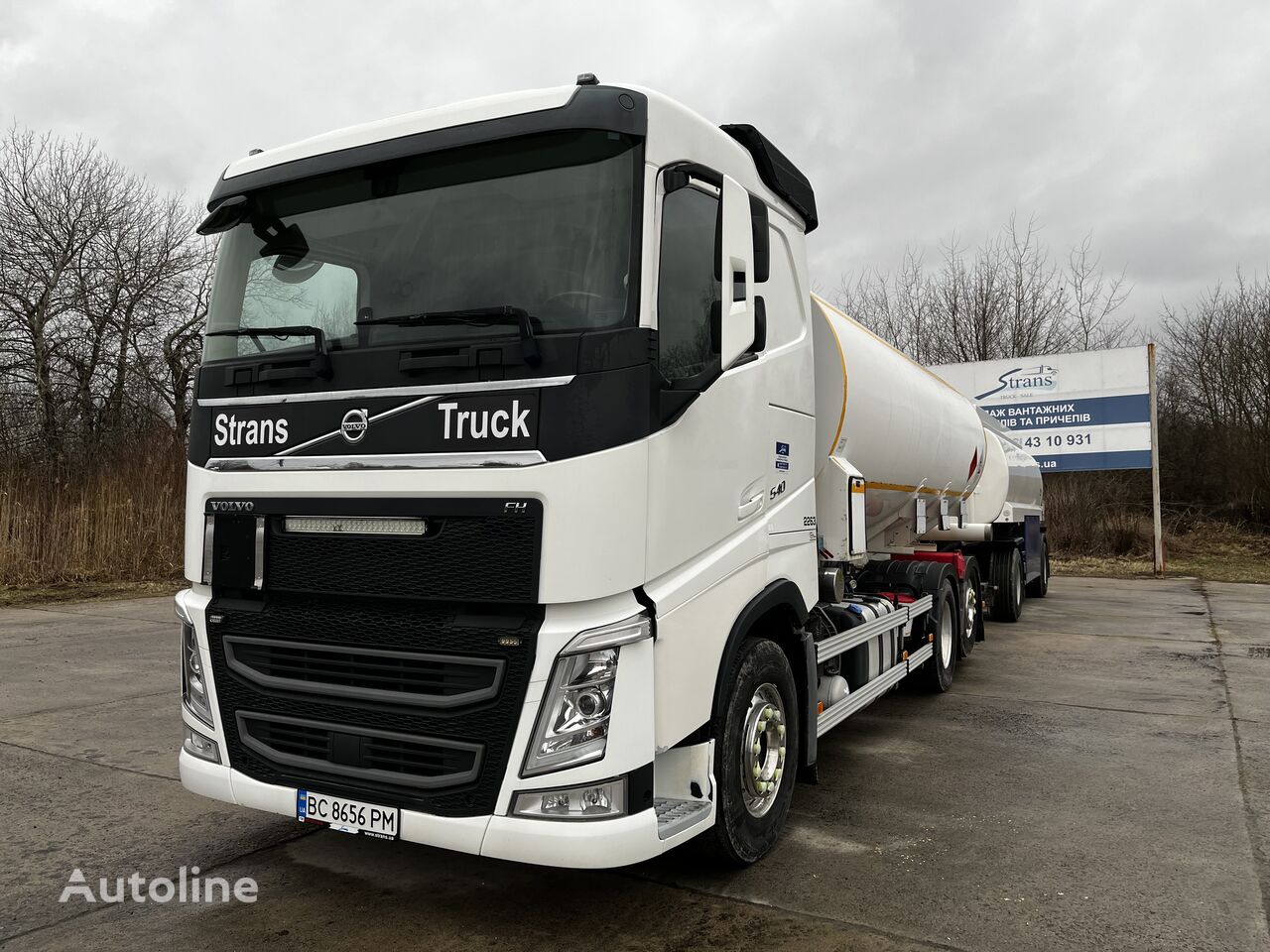 Volvo FH 540 燃料トラック + 燃料タンクセミトレーラ