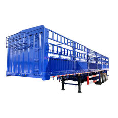 新しいNEWSTAR 3 Axles 40 Tons Fence Trailer Cargo Transport Semitraile ライトデューティセミトレーラ