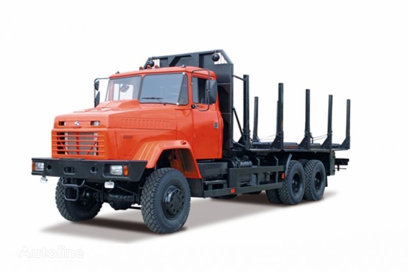 新しいKrAZ 6233M6  木材輸送トラック