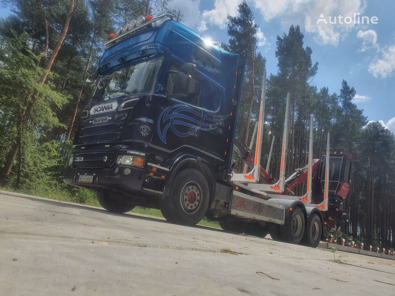 Scania R730 木材輸送トラック