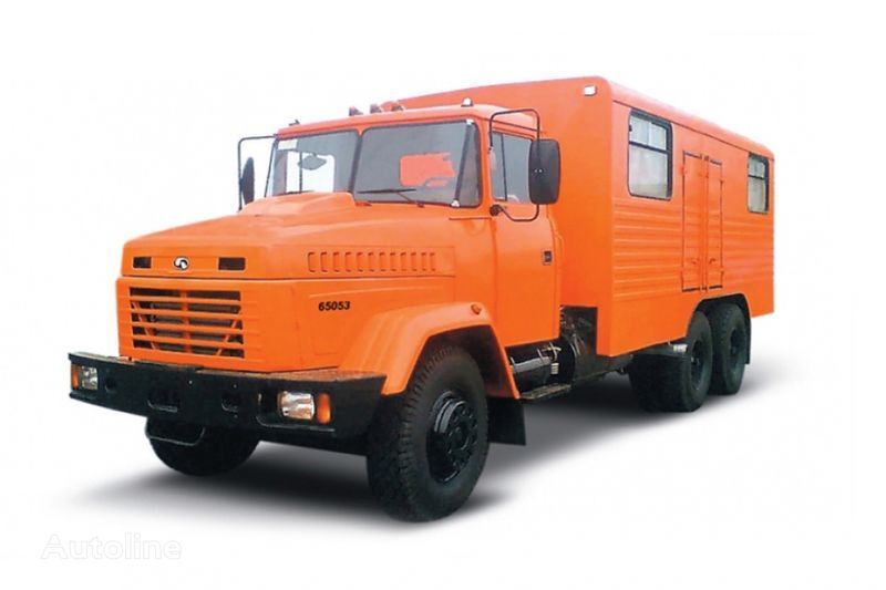 新しいKrAZ 65053 masterskaya  ワークショップトラック
